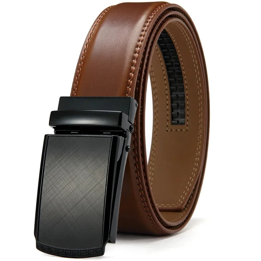 Herren Leder Luxus Gürtel (Ratsche Gürtel)