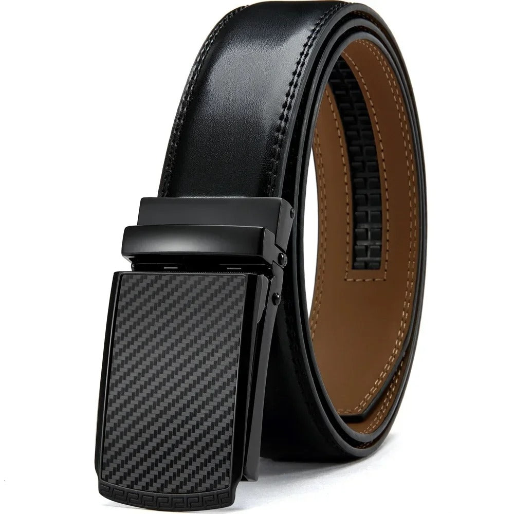 Herren Leder Luxus Gürtel (Ratsche Gürtel)