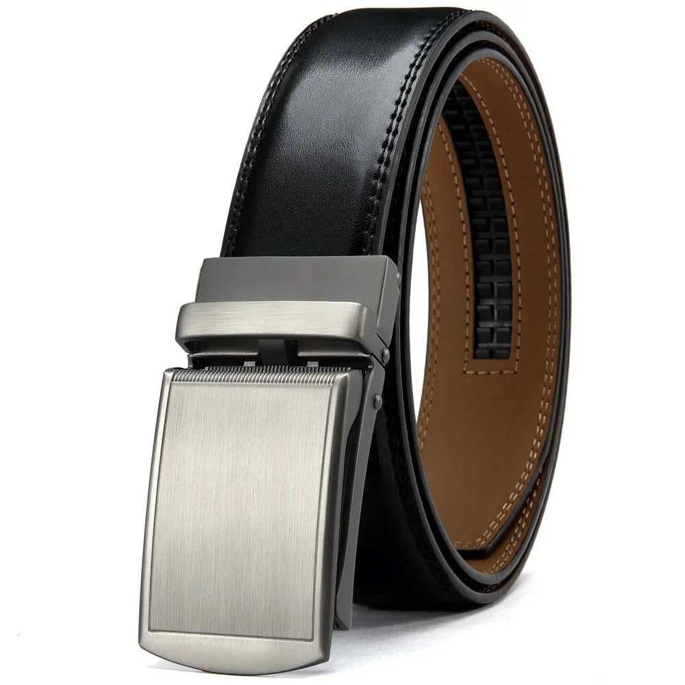 Herren Leder Luxus Gürtel (Ratsche Gürtel)