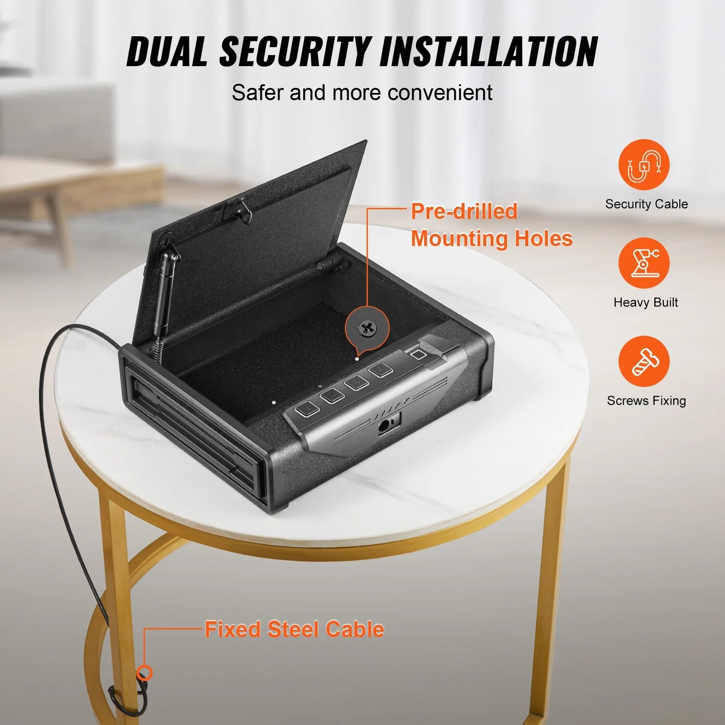 VEVOR - SucceBuy Stahlsafe Q235 (Auch für Pistole)