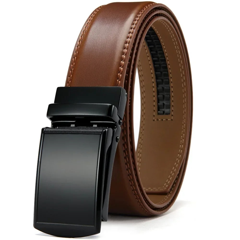 Herren Leder Luxus Gürtel (Ratsche Gürtel)