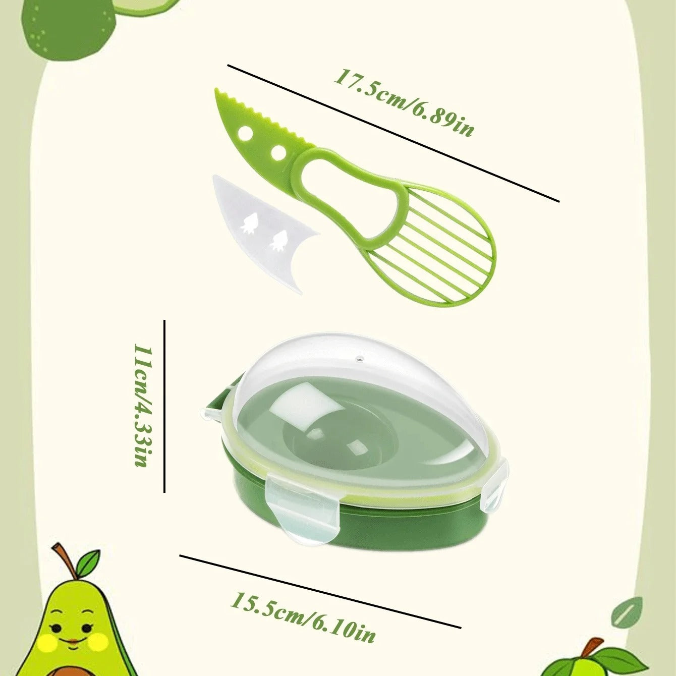 Avocado-Aufbewahrungsbox