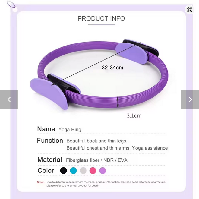 Yoga Fitness Ring Pilates
