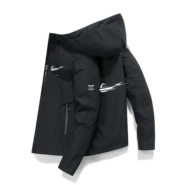 Kapuzen-Baseballjacke der Frühlings- und Herbstmarke