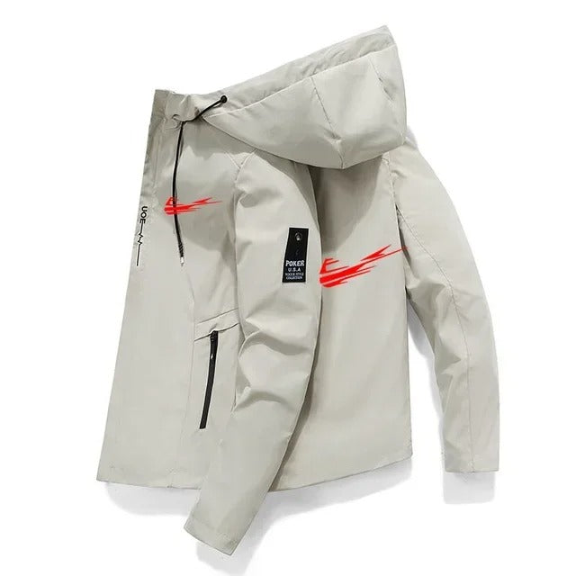 Kapuzen-Baseballjacke der Frühlings- und Herbstmarke