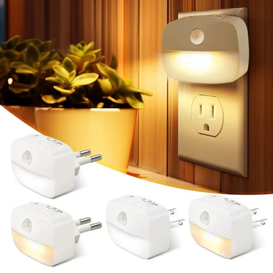 LED-Nachtlicht Bewegungsmelder (EU/US-Stecker)