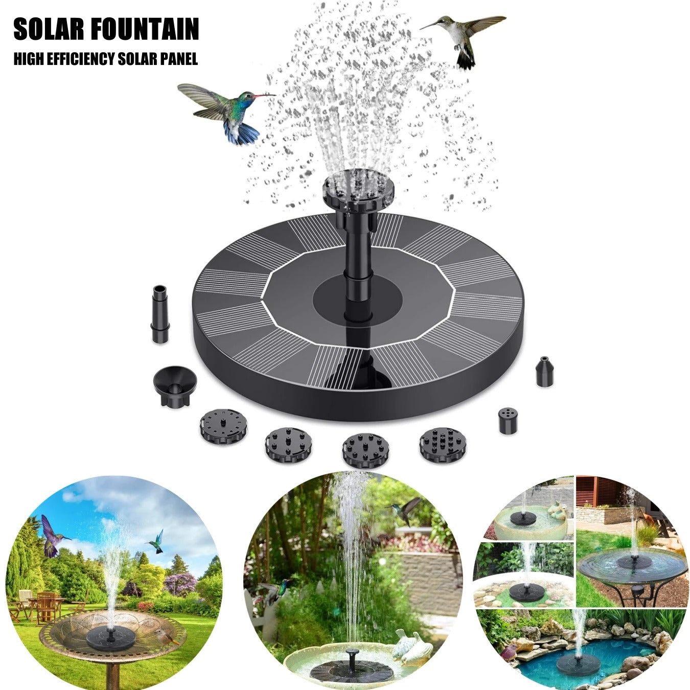 Solar Wasser Brunnen Pool