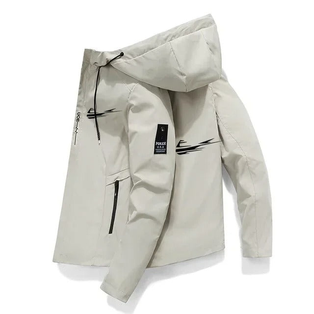 Kapuzen-Baseballjacke der Frühlings- und Herbstmarke