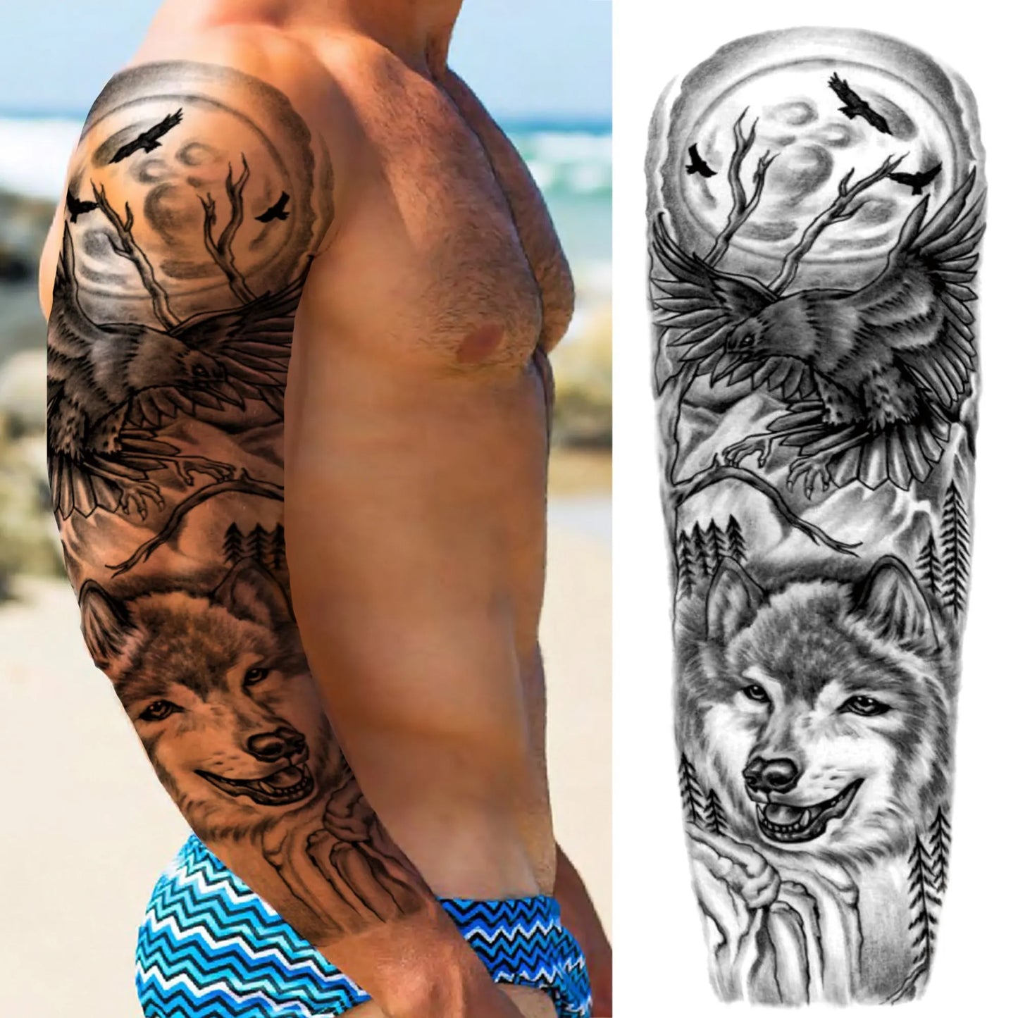 Temporäre Tattoos