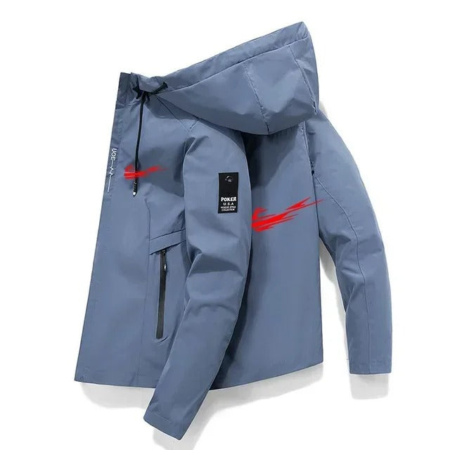 Kapuzen-Baseballjacke der Frühlings- und Herbstmarke