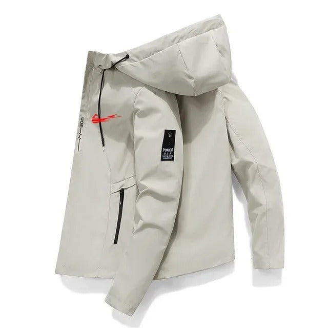 Kapuzen-Baseballjacke der Frühlings- und Herbstmarke