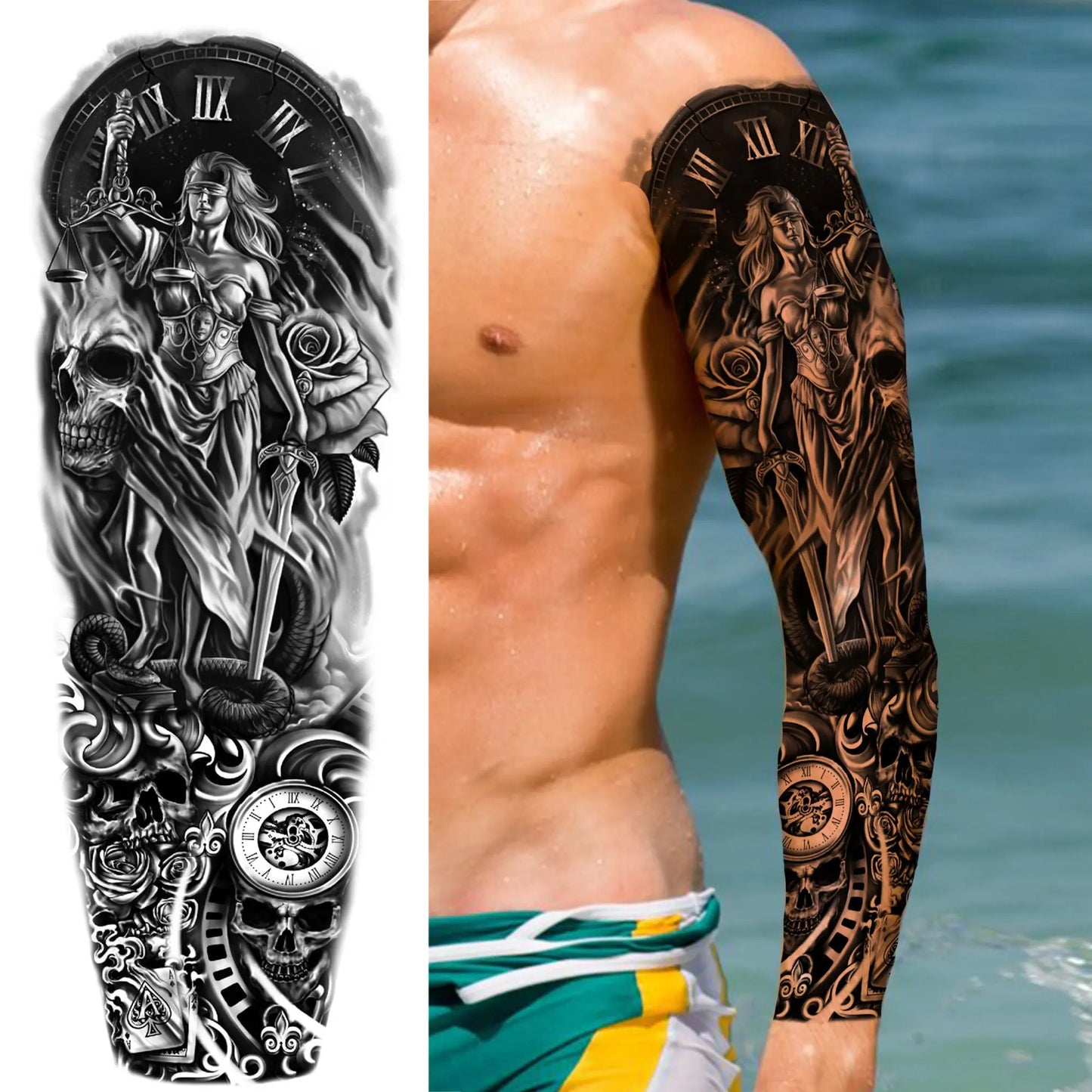 Temporäre Tattoos