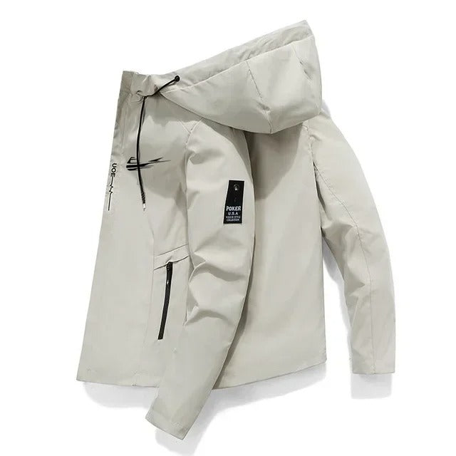 Kapuzen-Baseballjacke der Frühlings- und Herbstmarke
