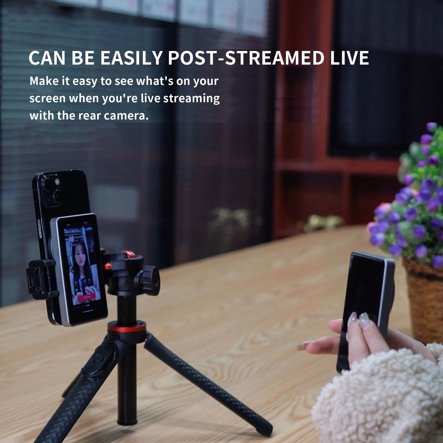 Magnetischer Handy-Vlog-Selbst-Timer-Monitor-Bildschirm (Perfekt für Social-Media)