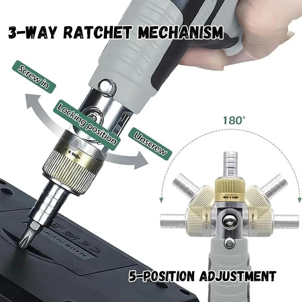Multifunktionales Schraubendreher-Set mit Ratsche