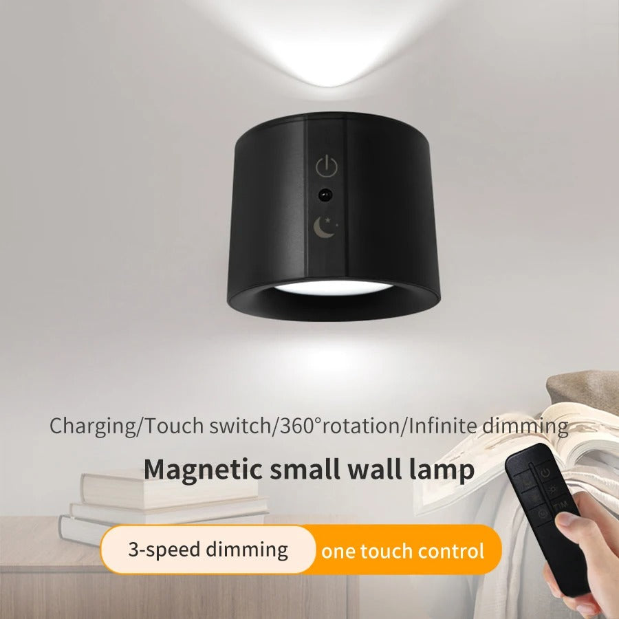 LED Wandleuchter Licht Touch Control Doppelkopf Wandleuchte 360 drehbar 3 Farben