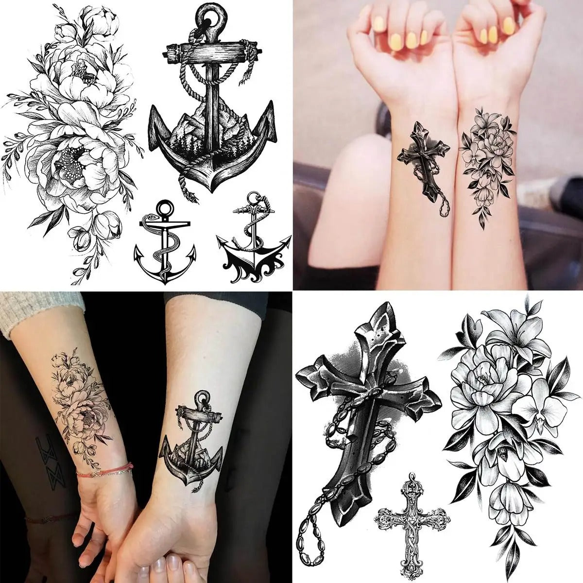 Temporärer Tattoo (52 Stück)