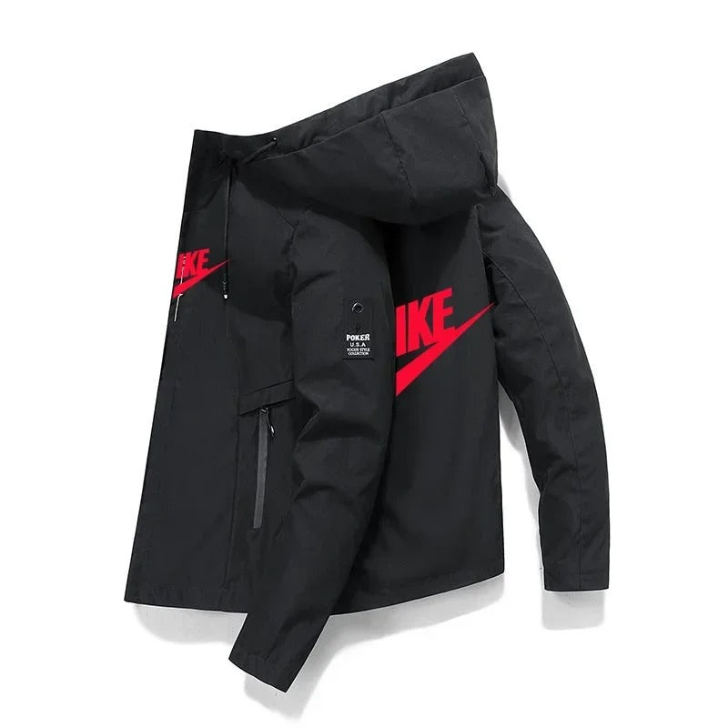 Kapuzen-Baseballjacke der Frühlings- und Herbstmarke