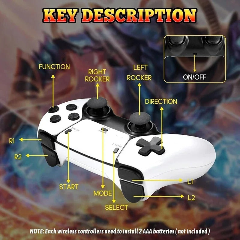 4K TV Game Stick Retro-Videospielkonsole