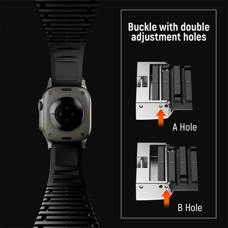Silikonarmband für Apple Watch - Ultra, 2-10 SE 2-3