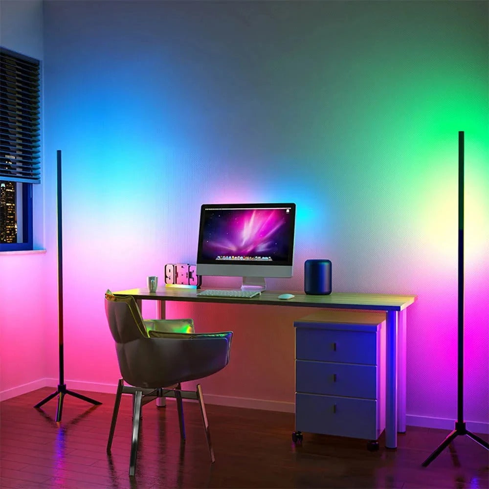 LED Eck-Stehlampe