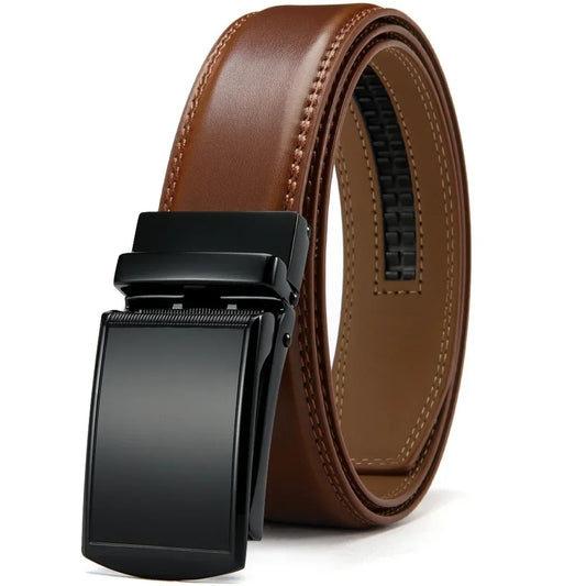 Herren Leder Luxus Gürtel (Ratsche Gürtel)