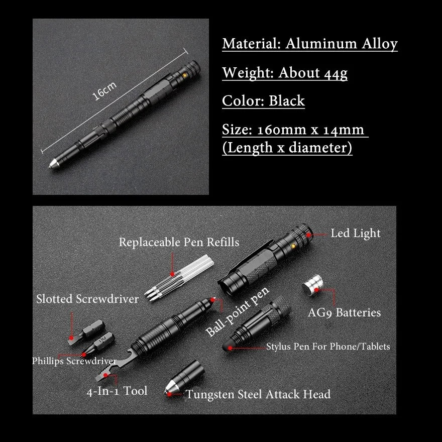 10-in-1 Taktischer Stift