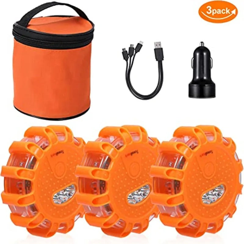 3er-Pack LED-Straßenfackeln