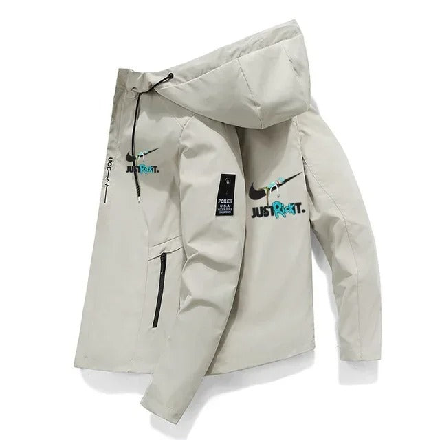Kapuzen-Baseballjacke der Frühlings- und Herbstmarke
